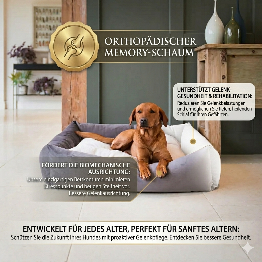 Orthopädisches Hundebett - 90 cm